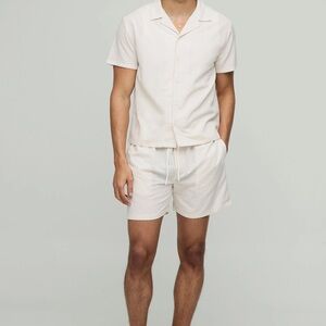 New black Short Sleeve Shirt and Shorts‎ Set
